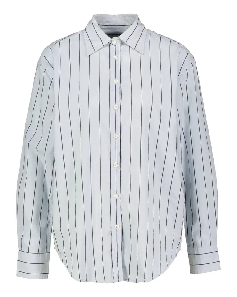 Gant Damen Hemdbluse REL LUXURY OXFORD SHRIPED SHIRT Bleu