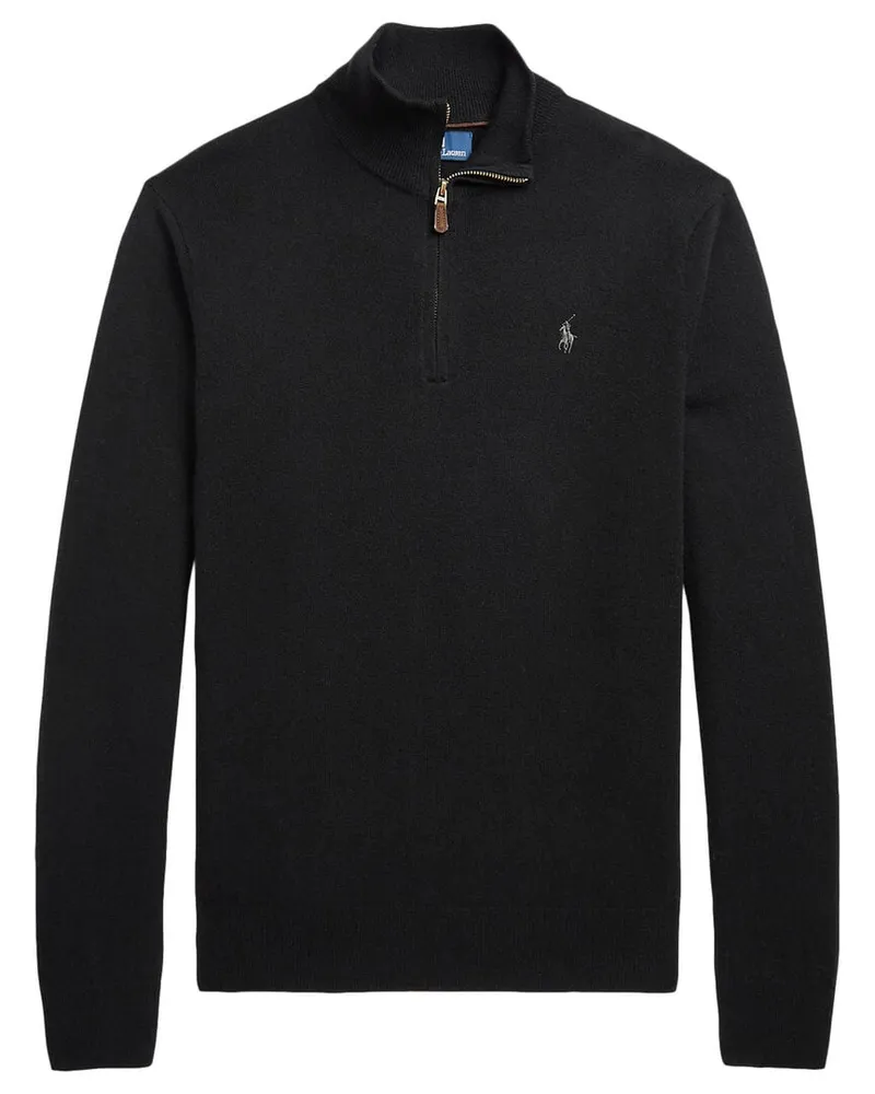 Ralph Lauren Herren Strickpullover aus Wolle Schwarz