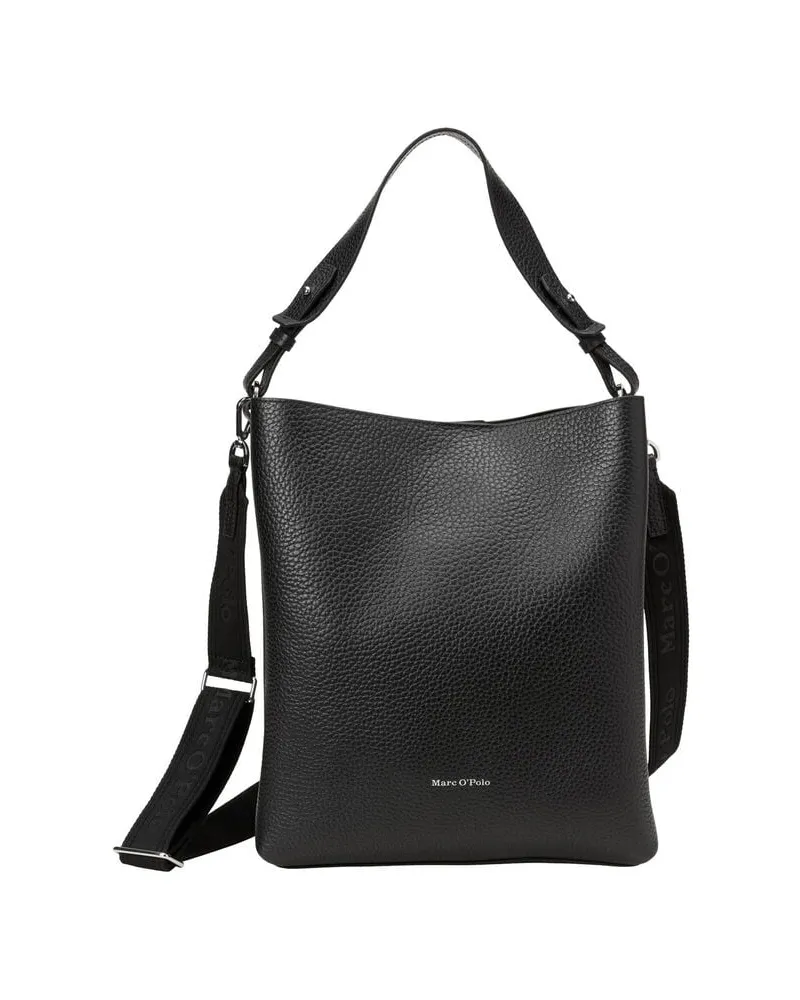 Marc O'Polo Damen Schultertasche HOBO BAG M Schwarz