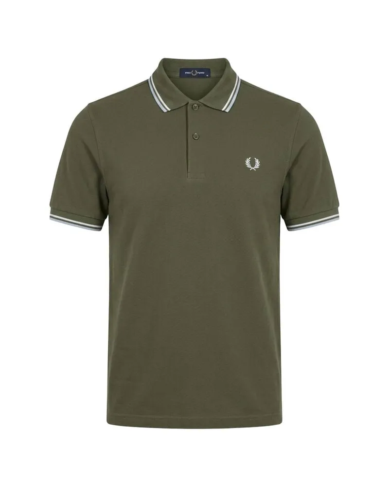Fred Perry Herren Strickpoloshirt aus Baumwolle COTTON KNITTED SHIRT Marine