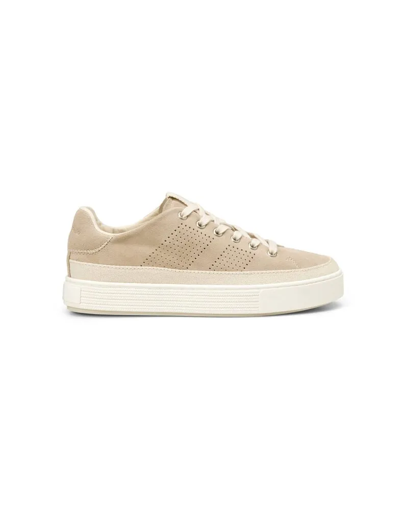 Marc O'Polo Damen Sneaker mit Rindsleder Sand