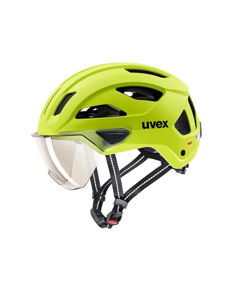Uvex Fahrradhelm STRIDE VISOR MIPS Limette
