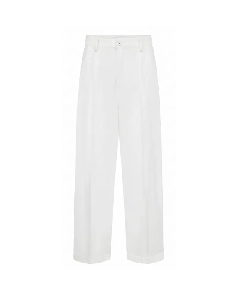 Rossi Damen Jeans NOA CROP Weiss