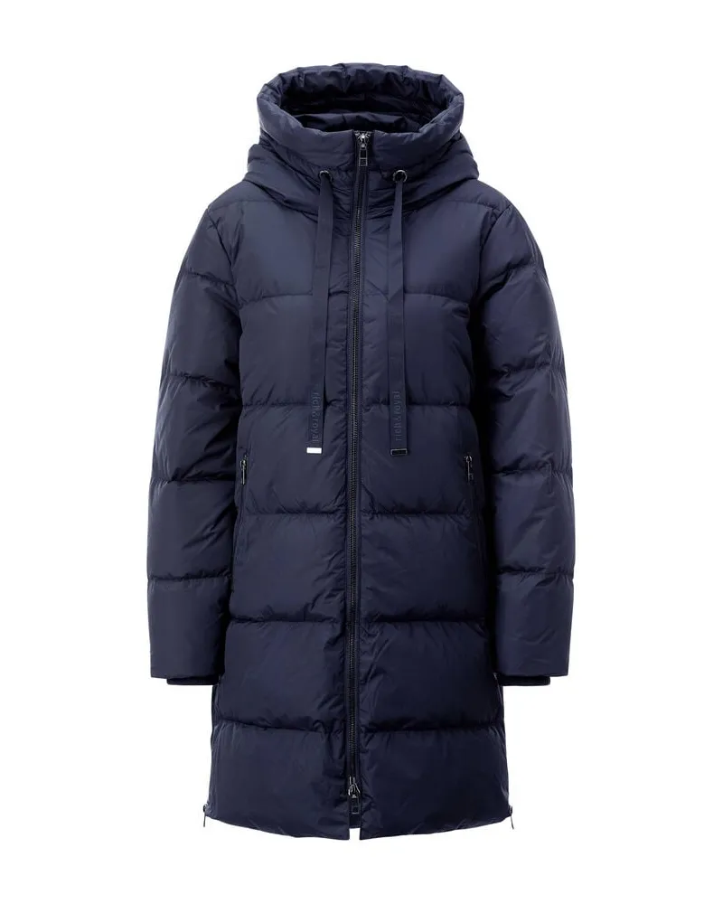 Rich&Royal Damen Daunenmantel mit Kapuze BIG PUFFER Marine