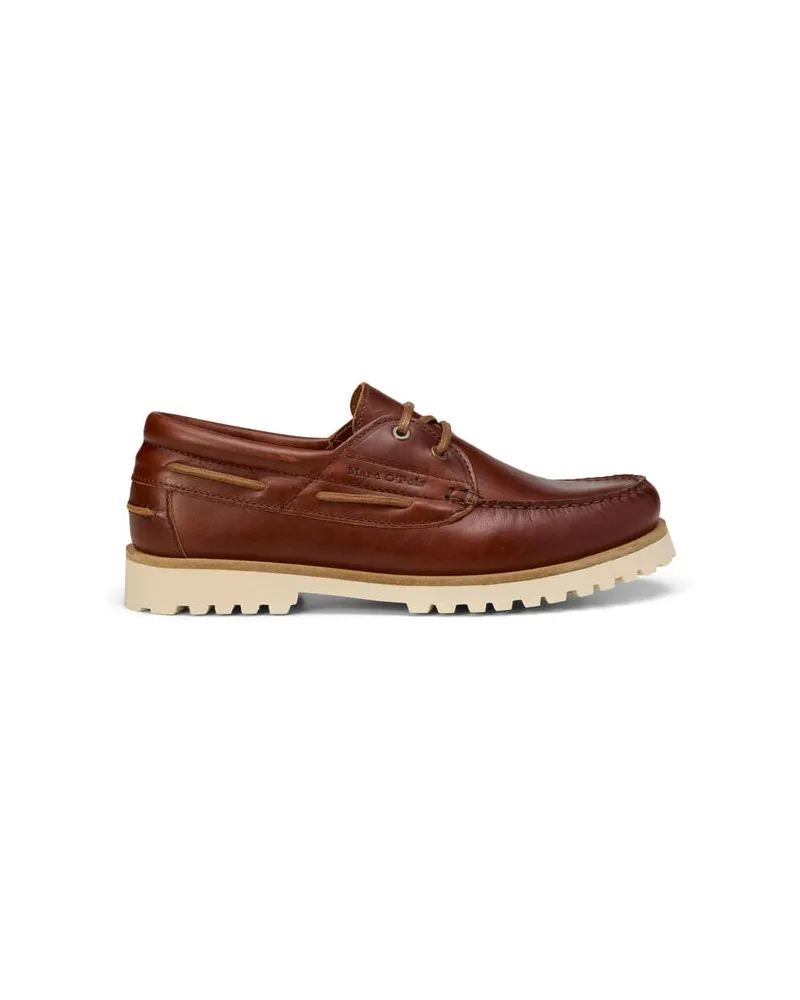Marc O'Polo Herren Bootsschuhe LEVI Cognac