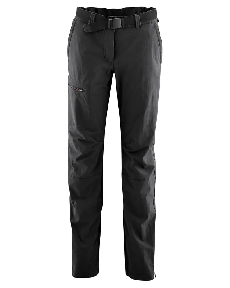 Maier Sports Damen Wanderhose "Inara" Slim Fit Schwarz