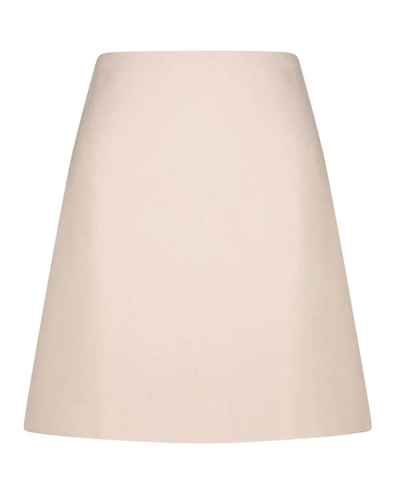 hemisphere Damen Rock aus Wolle Offwhite