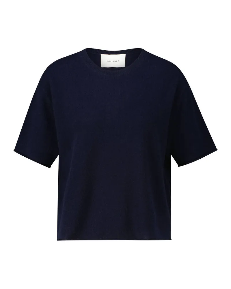 Lisa Yang Damen Strickpullover aus Kaschmir CILA Marine