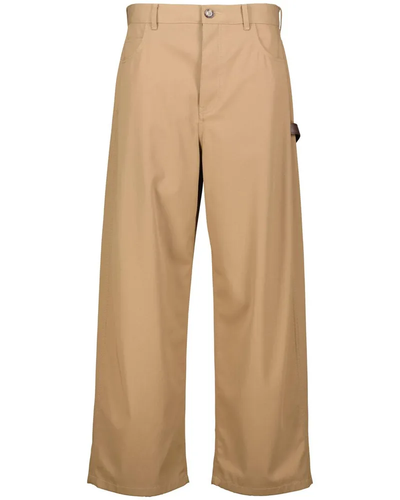 Loewe Herren Hose aus Baumwolltwill CARPENTER TROUSERS Camel