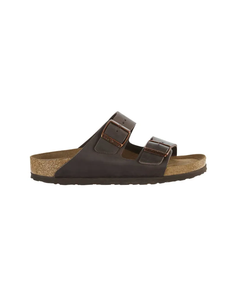 Birkenstock Herren Pantoletten ARIZONA SFB LEOI Braun