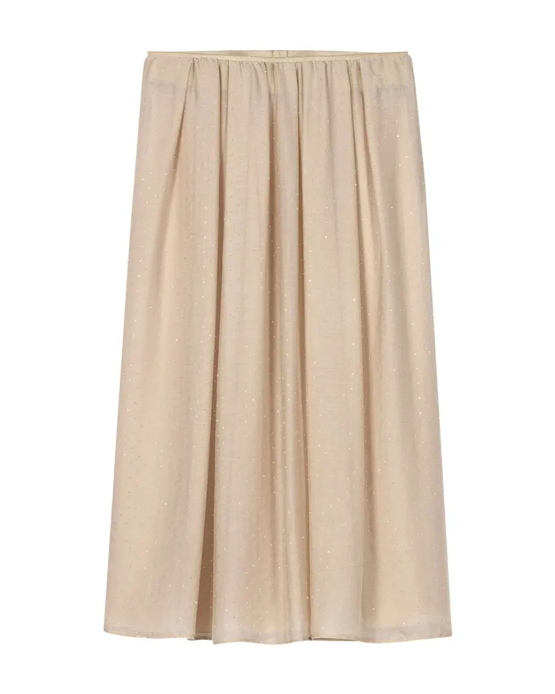 Luisa Cerano Damen Rock mit Glitzersteinen Sand