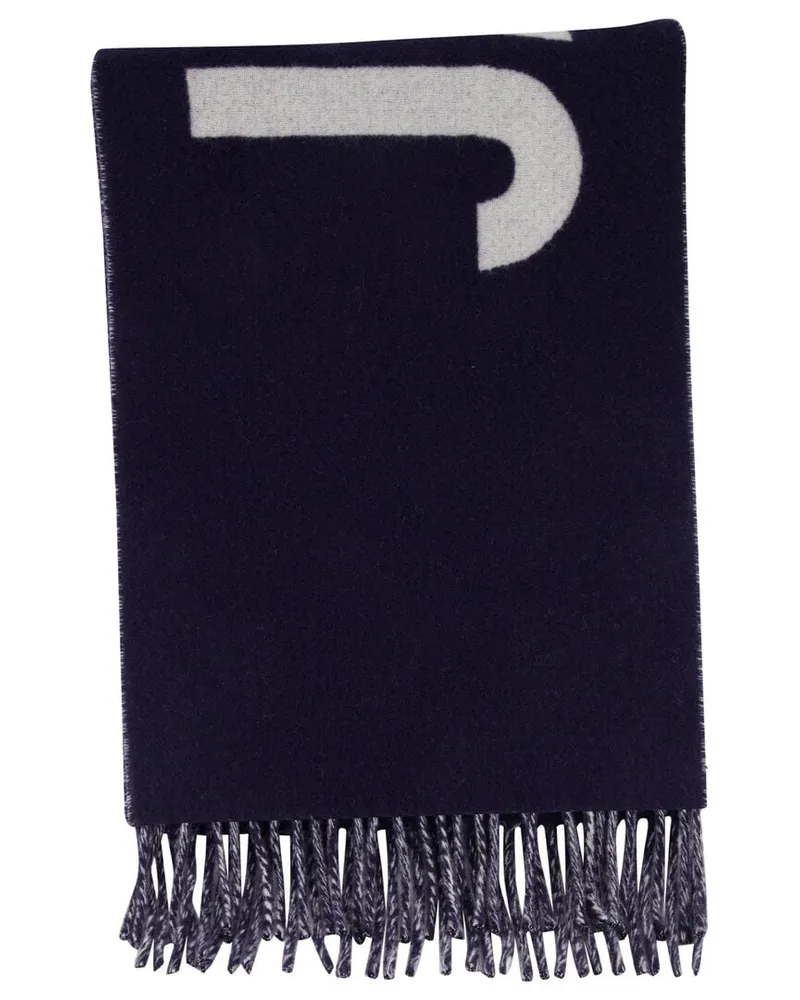 Jacquemus Schal aus Schurwolle L ECHARPE Marine