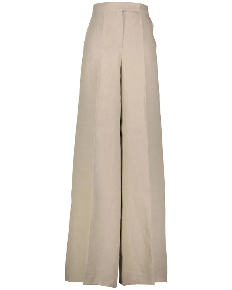 Max Mara Damen Leinenhose SEQUOIA Sand