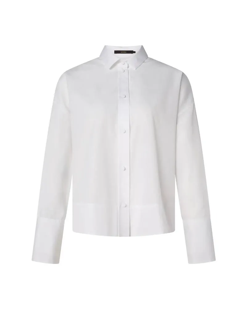 windsor. Damen Bluse aus Popeline Weiss