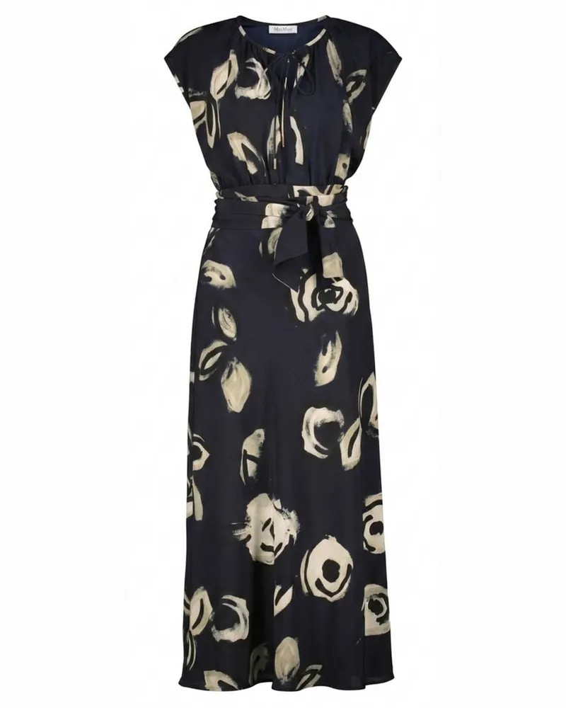 Max Mara Damen Seidenkleid MXMAPOTEMA Marine