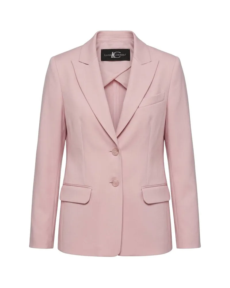 Luisa Cerano Damen Blazer aus Lyocell Rose