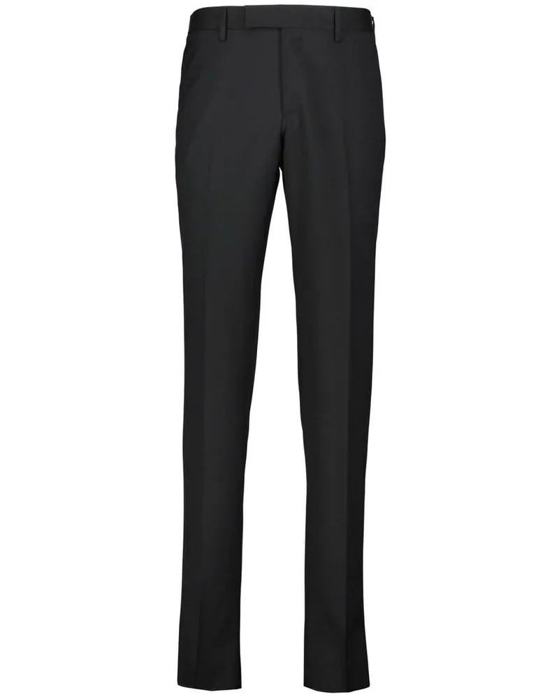 LARDINI Herren Hose aus Wolle Schwarz