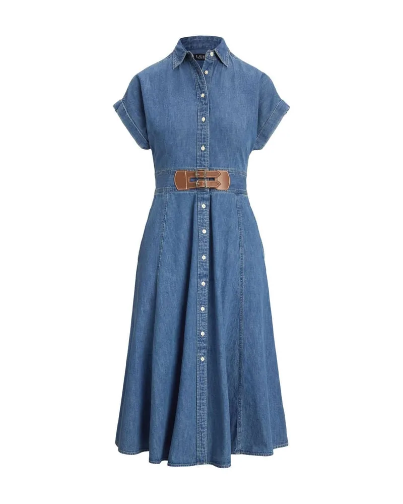 Ralph Lauren Damen Jeanskleid Blue
