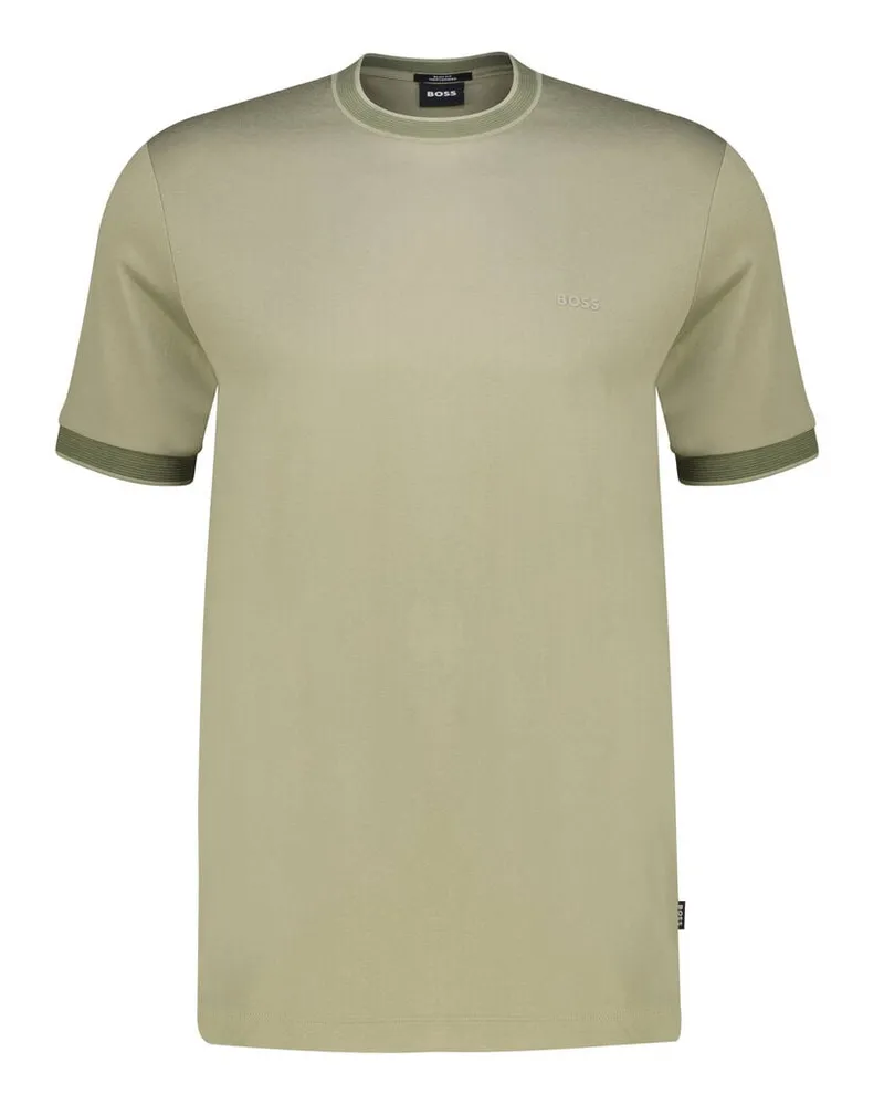 HUGO BOSS Herren T-Shirt H_TESSLER Slim Fit Grün