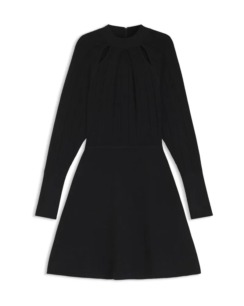 HUGO BOSS Damen Strickkleid FUCCIA Schwarz