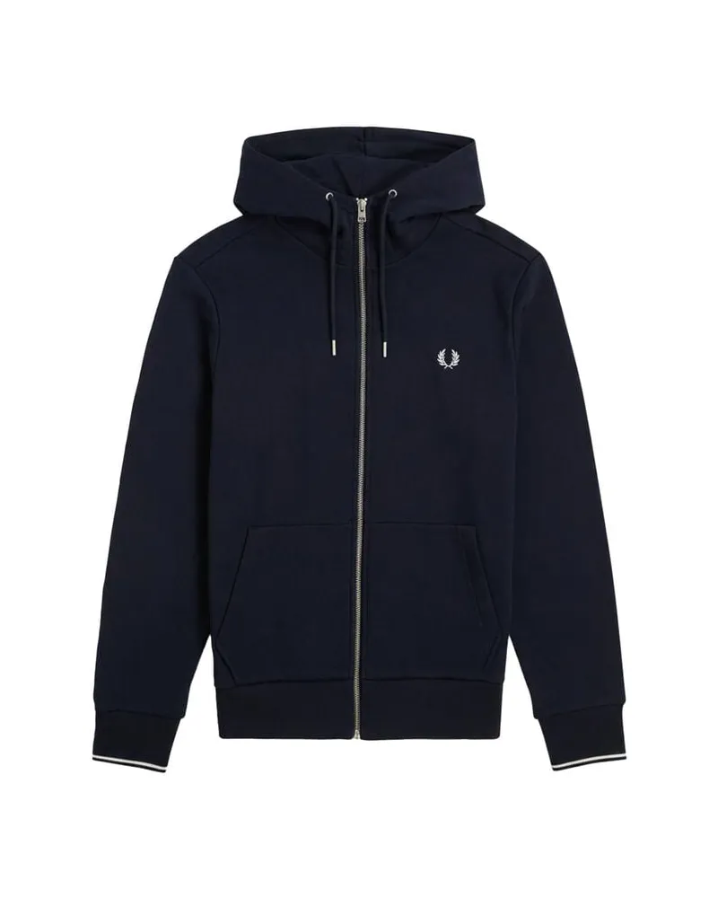 Fred Perry Herren Sweatjacke Schwarz