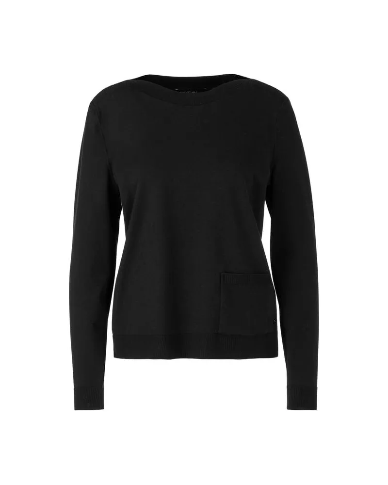 Marc Cain Damen Pullover RETHINK TOGETHER Schwarz