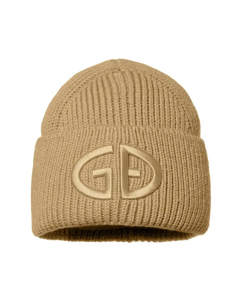 GOLDBERGH Damen Strickmütze mit Wolle VALERIE BEANIE Camel