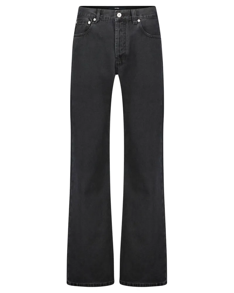 Jacquemus Herren Jeans LE DE NIMES DROIT Schwarz