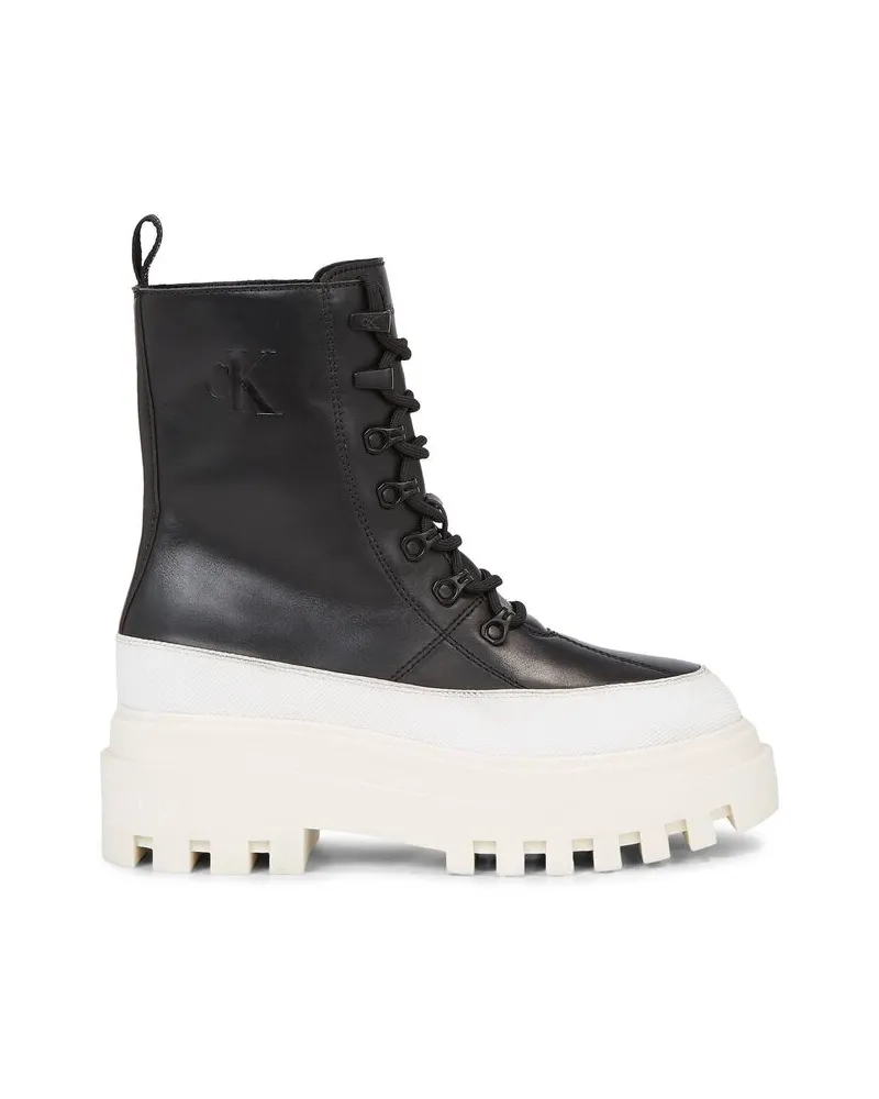 Calvin Klein Damen Stiefelletten Schwarz