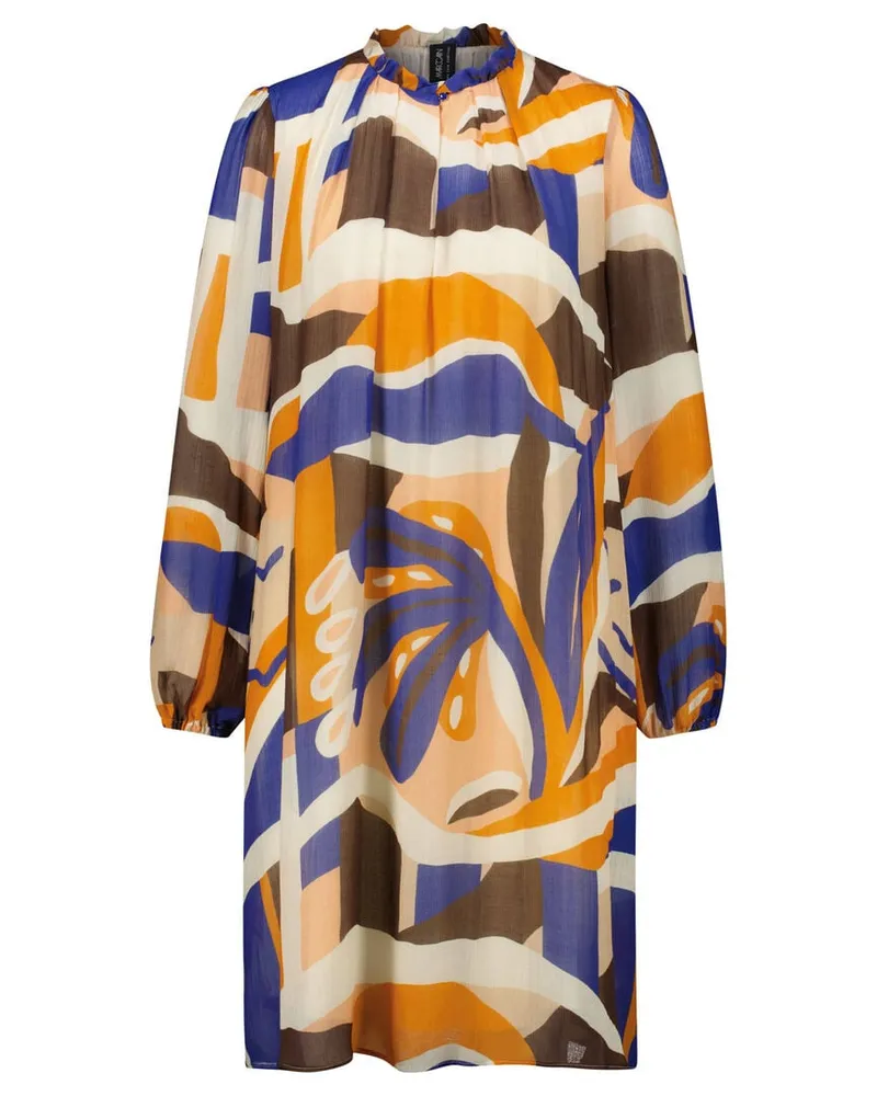 Marc Cain Damen Kleid mit Seide Bleu