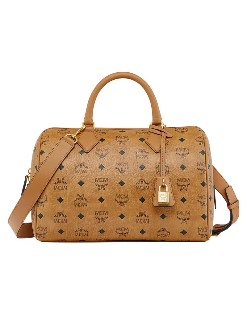 MCM Damen Handtasche ELLA BOSTON M Cognac