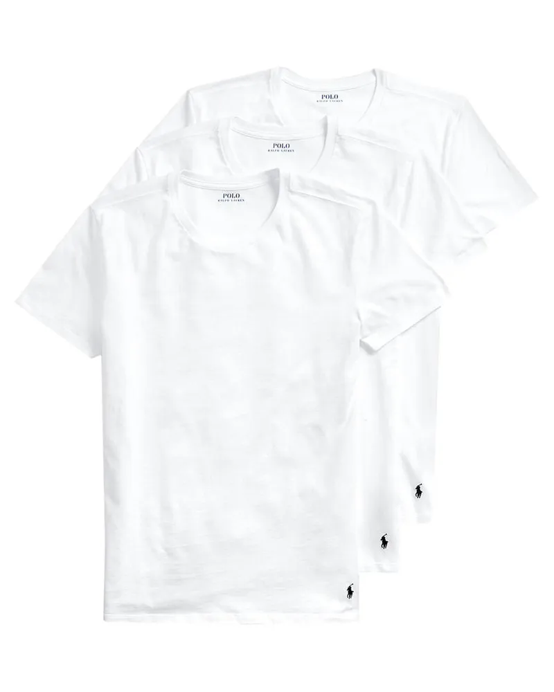 Ralph Lauren Herren Unterhemd 3er-Pack Weiss