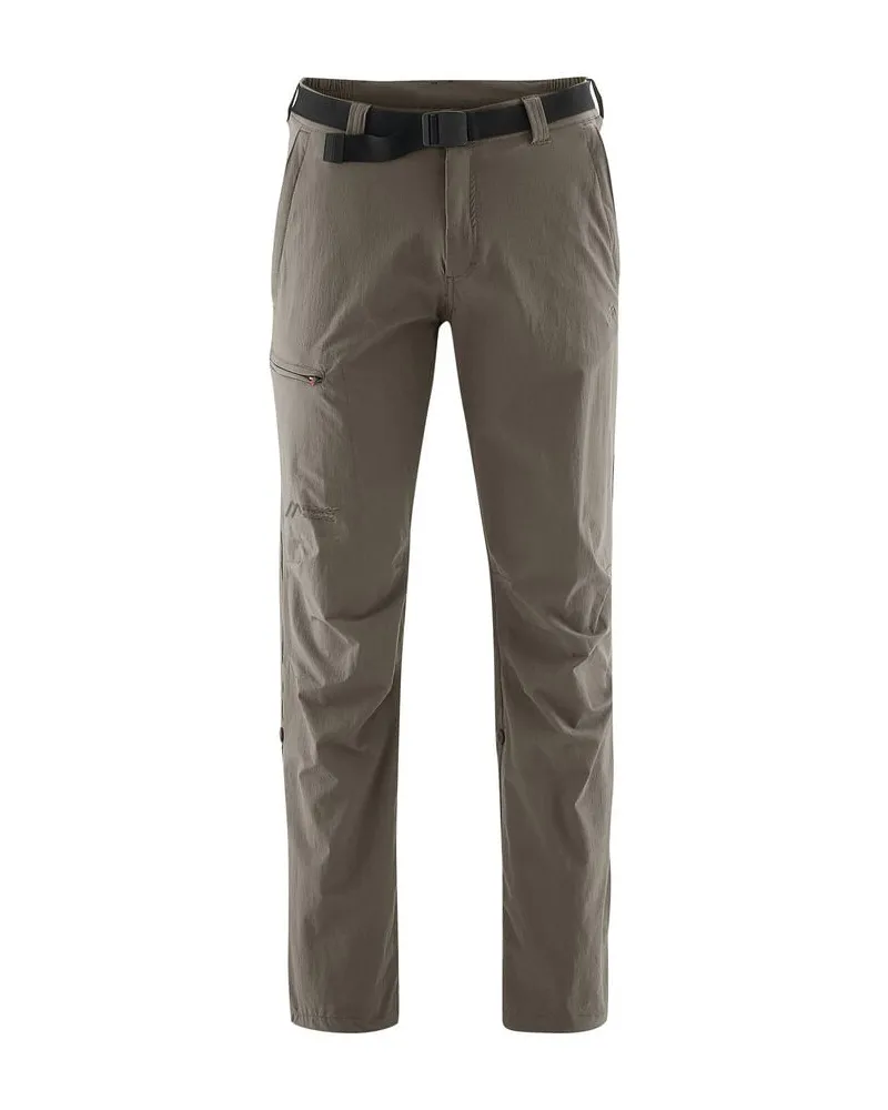 Maier Sports Herren Funktionshose / Wanderhose NIL Taupe