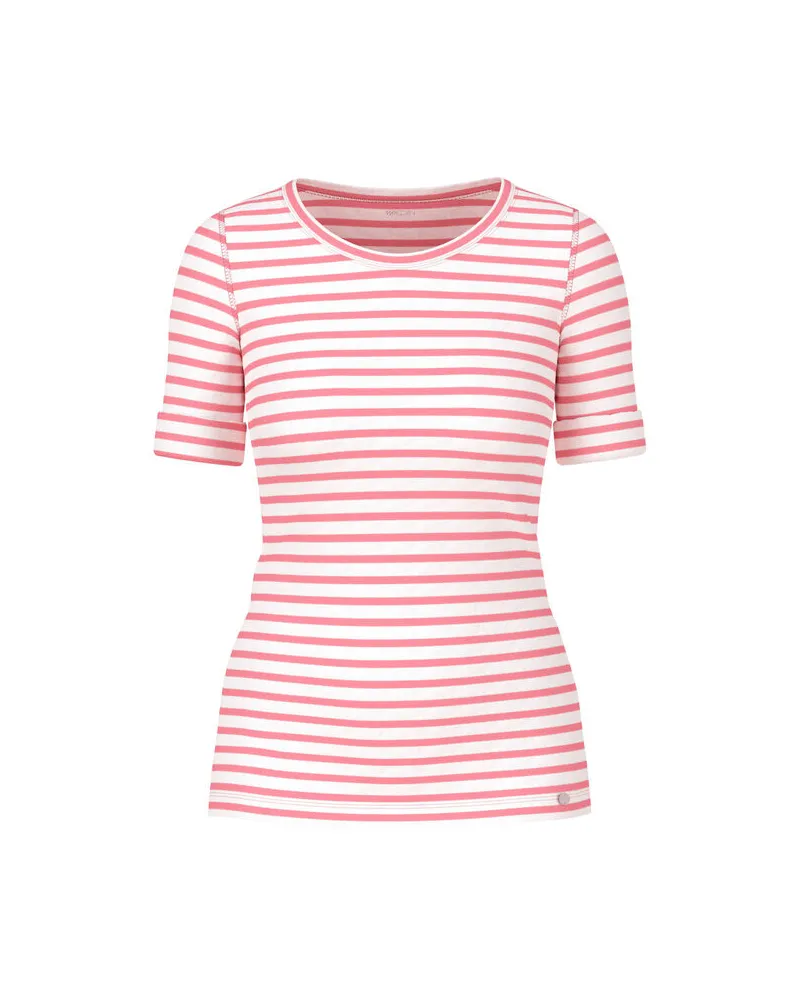 Marc Cain Damen T-Shirt Slim Fit Rose