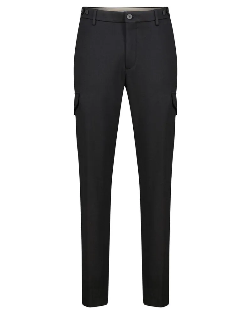GTA Herren Cargohose KEVIN 02 JERSEY Schwarz