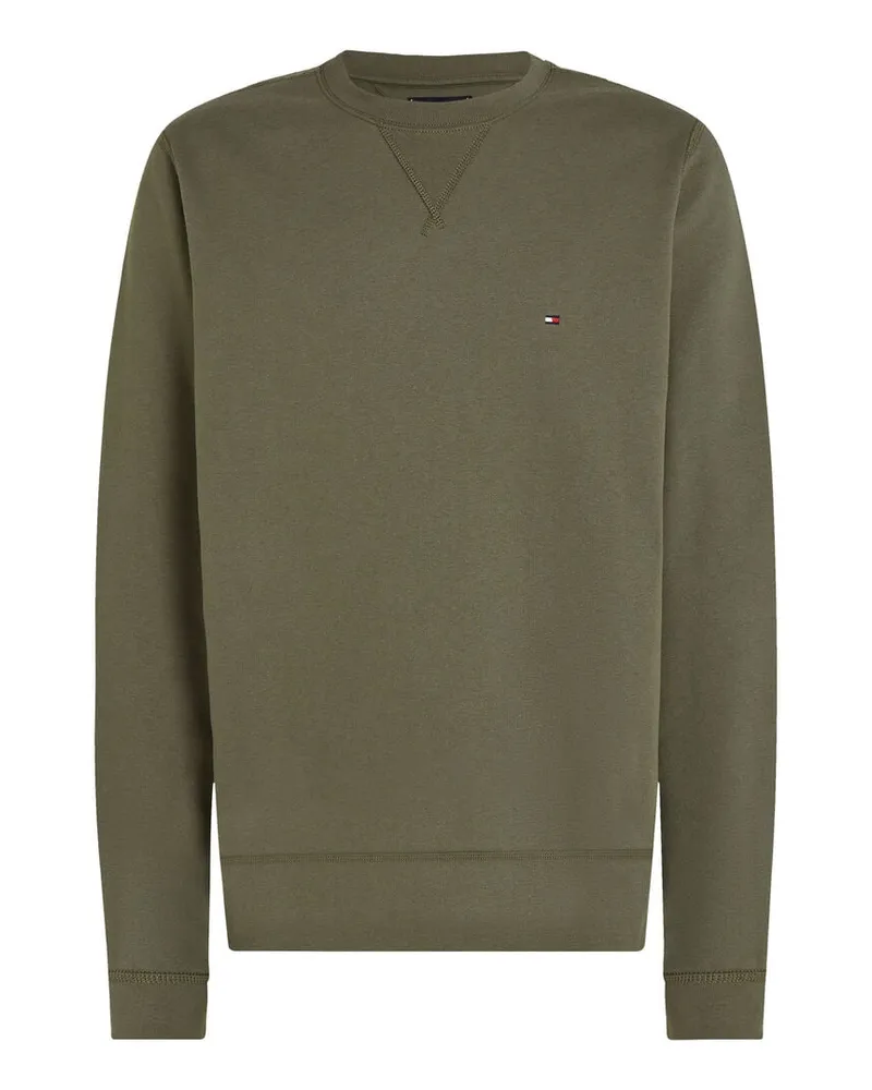 Tommy Hilfiger Herren Sweatshirt aus Fleece Oliv