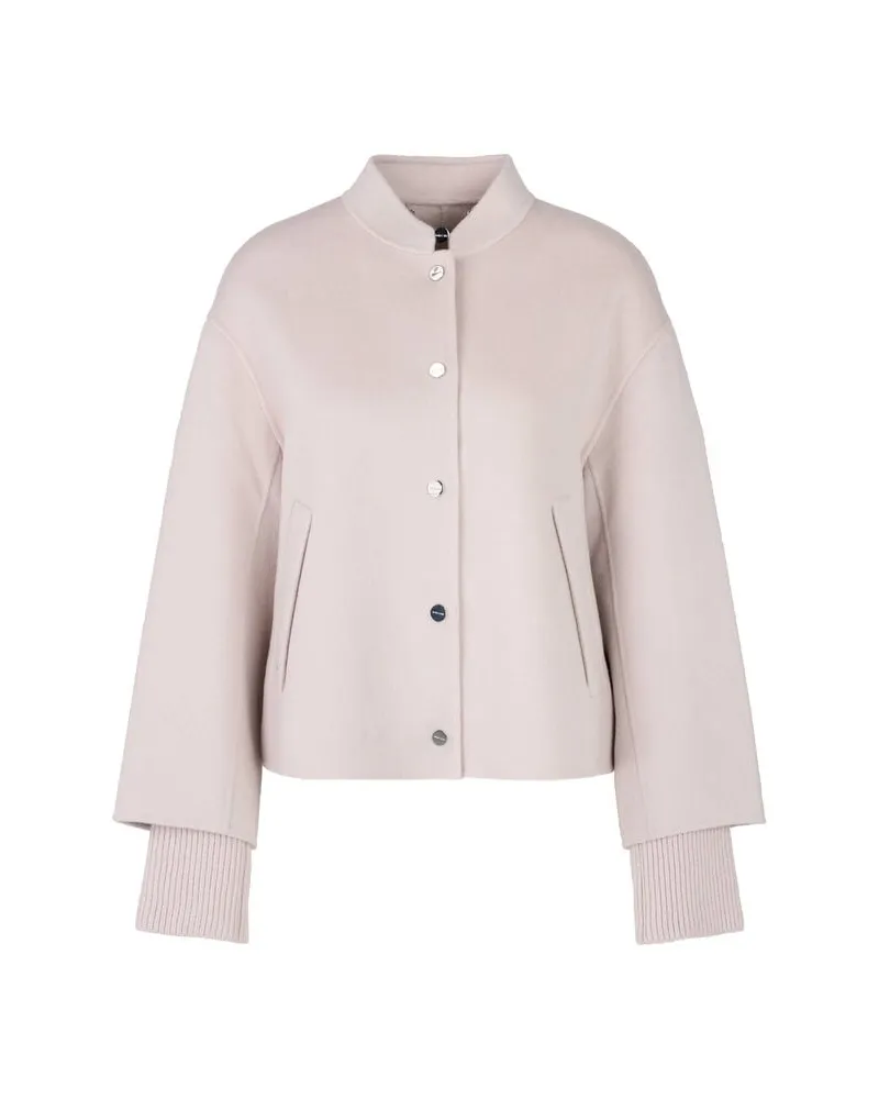 Marc Cain Damen Jacke aus Wolle Taupe