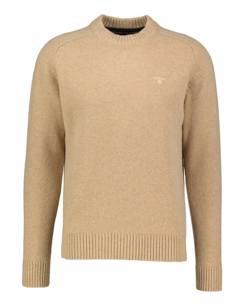 Barbour Herren Strickpullover aus Wolle GRANGETOWN Beige