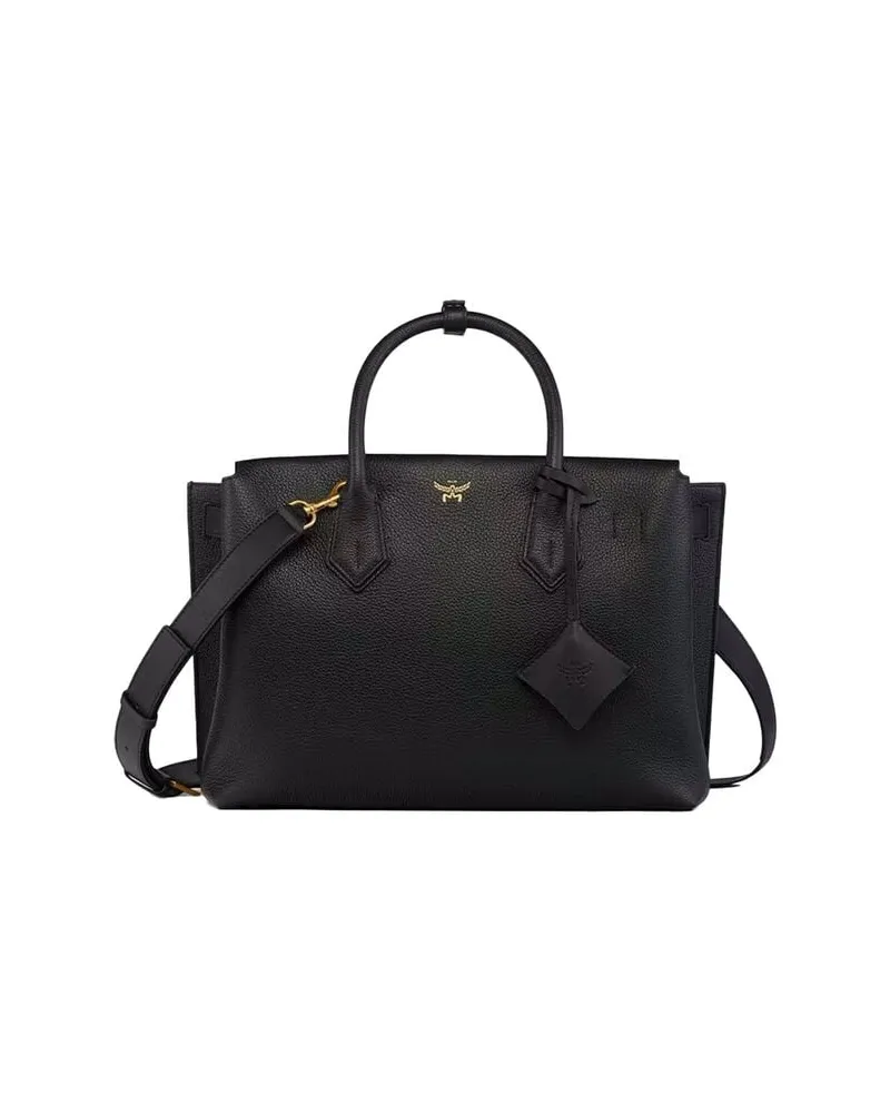 MCM Damen Tasche MILLA LTHR TOE Medium Schwarz
