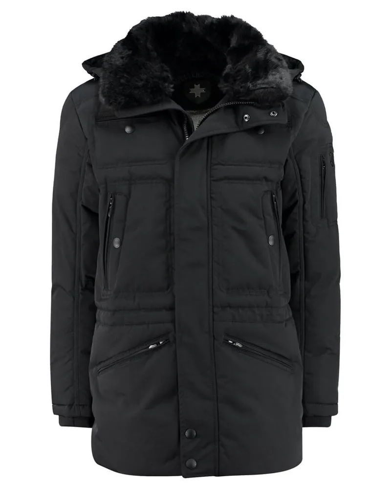 Wellensteyn Herren Parka SNOWSTORM Schwarz