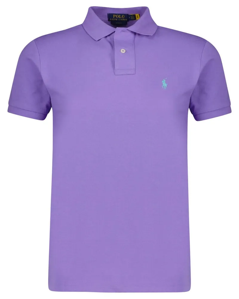 Ralph Lauren Herren Poloshirt Slim Fit Kurzarm Flieder