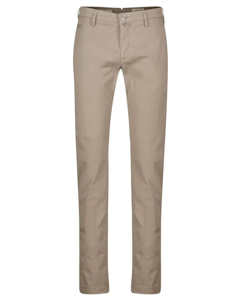 Jacob Cohën Herren Chinohose BOBBY Slim Fit Taupe