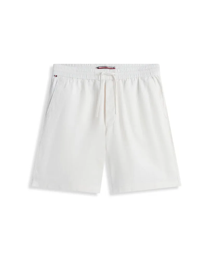 Tommy Hilfiger Herren Shorts aus Leinenmix Offwhite