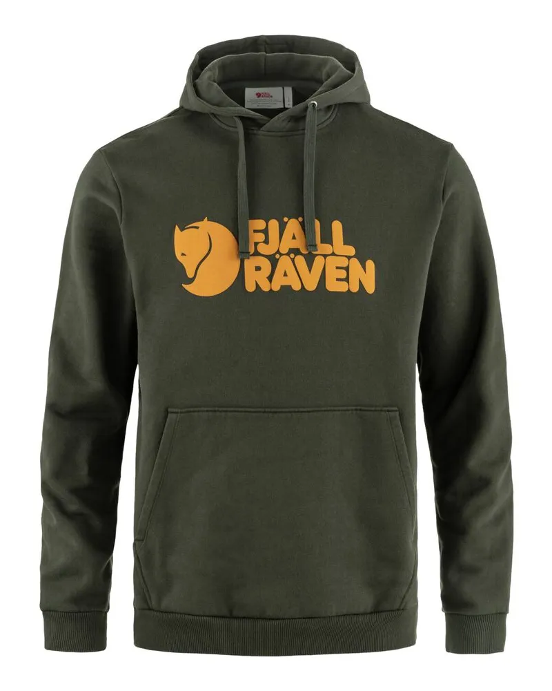 Fjäll Räven Herren Hoodie FJÄLLRÄVEN LOGO HOODIE M Dunkelgrün