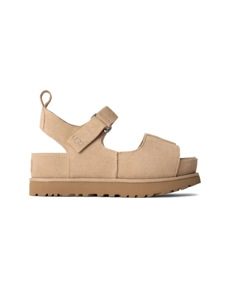 UGG Damen Sandalen aus Veloursleder GOLDENSTAR HI Sand