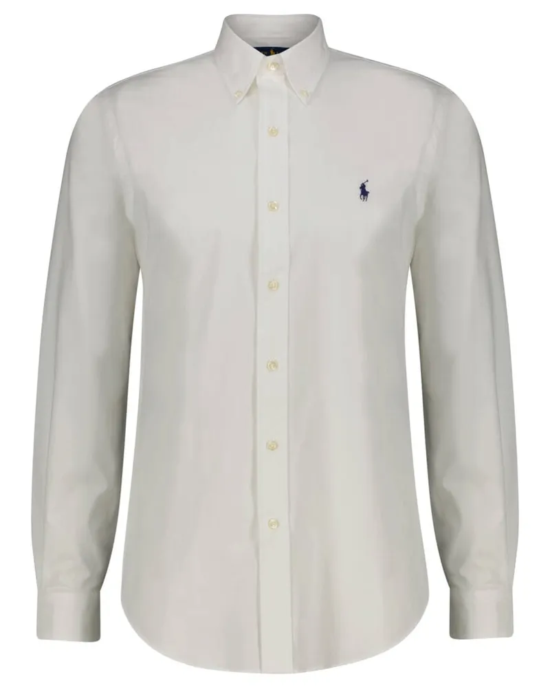 Ralph Lauren Herren Freizeithemd Langarm Weiss