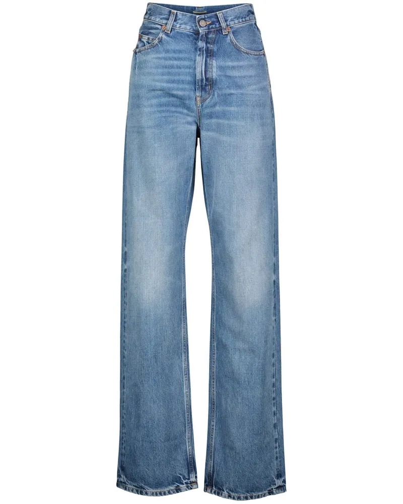 Saint Laurent Damen Jeans WAIST BAGGY Blue