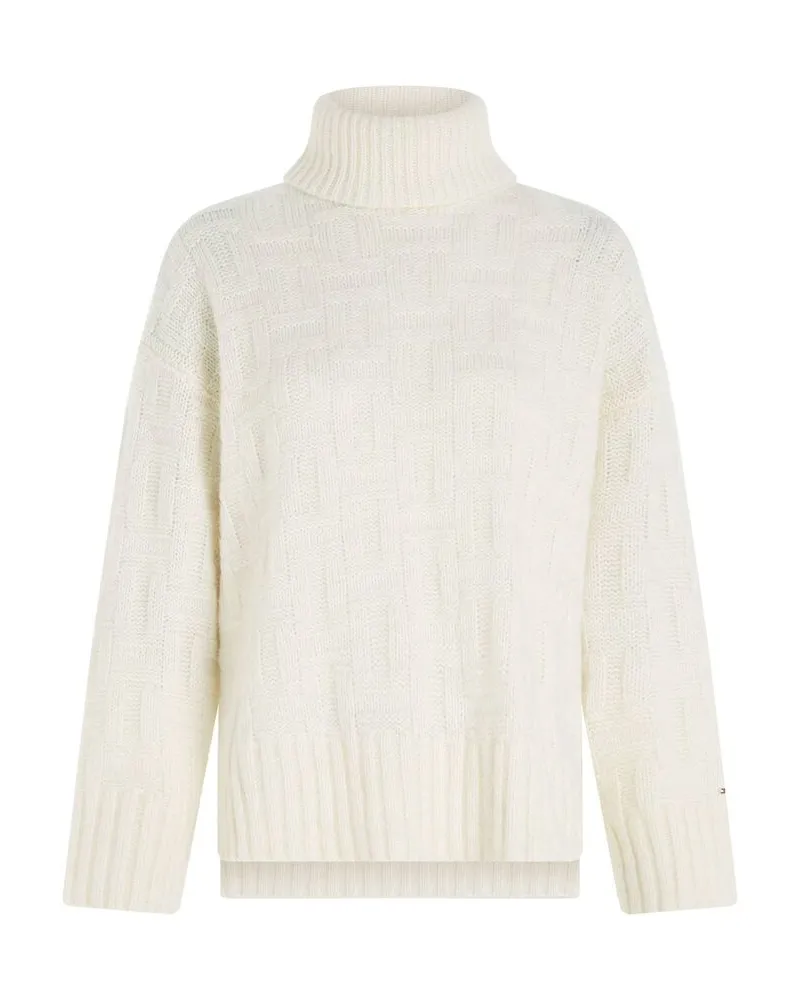 Tommy Hilfiger Damen Strickpullover Weiss