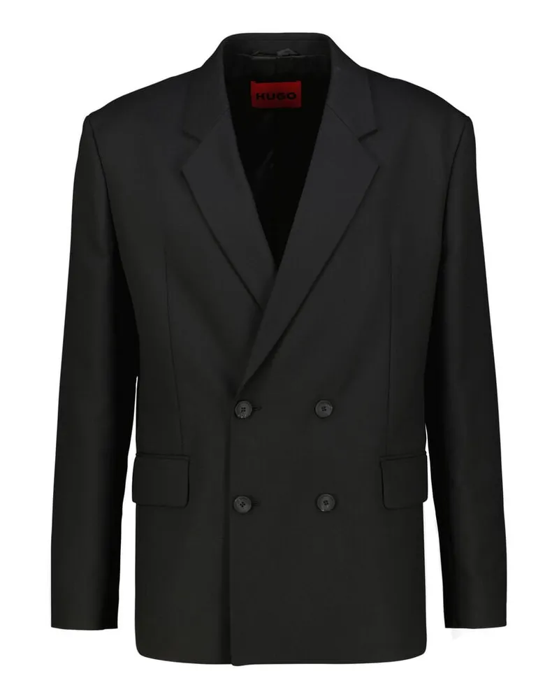 HUGO BOSS Herren Sakko KARLO253F1X Schwarz