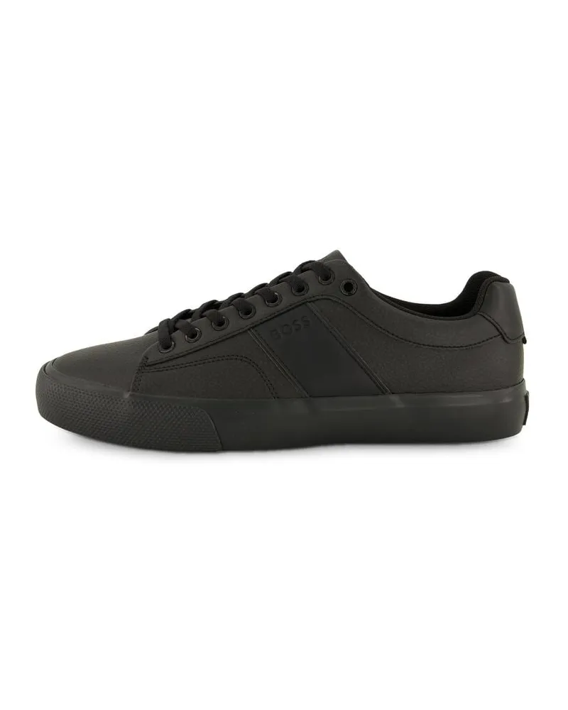 HUGO BOSS Herren Sneaker AIDEN_TENN Schwarz
